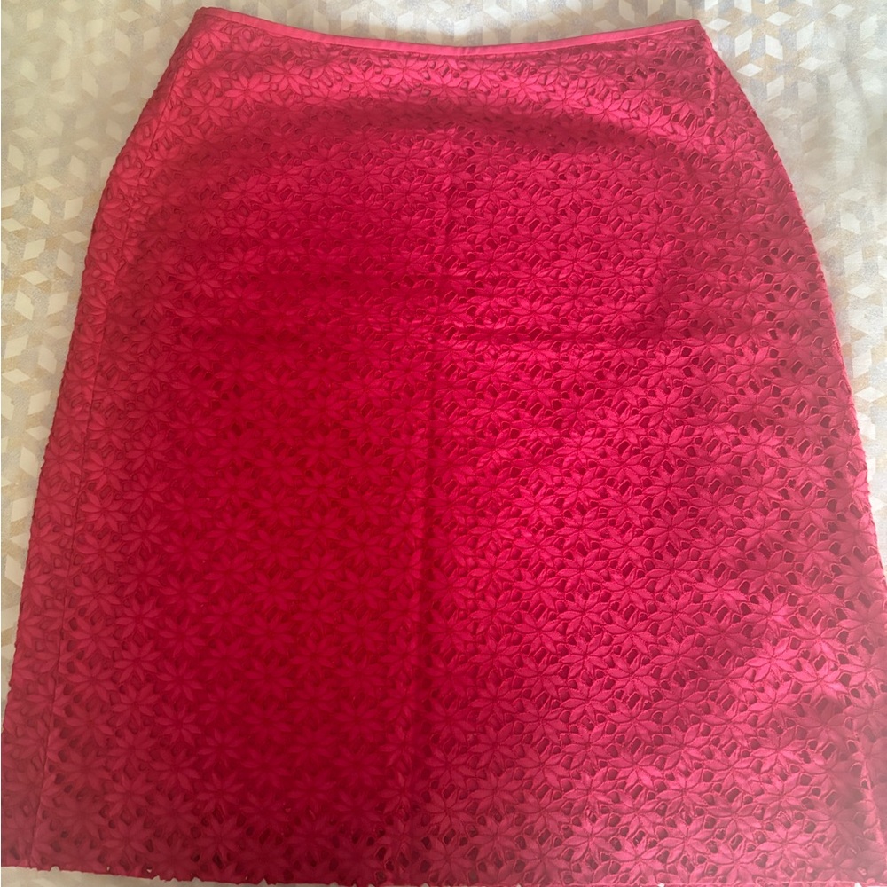 Ann Taylor eylet skirt, very pretty!